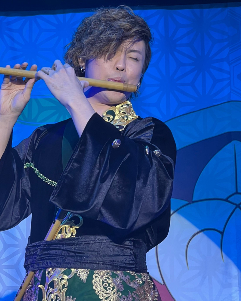 篠笛奏者・和太鼓奏者 神　竜大（こう　りゅうだい）